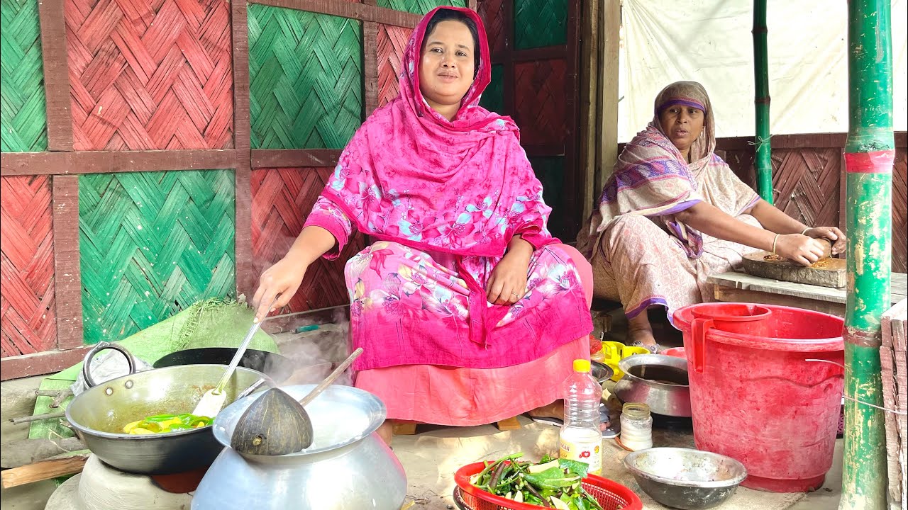 আজ ইফতারির জন্য অন্য রকম আয়োজন করলাম / simple village life 24 / Bengali vlog / iftar / cooking / 