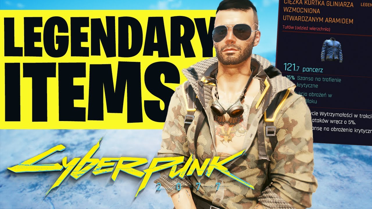 Cyberpunk 2077 - 10 Lokacji legendarnego uzbrojenia ZA DARMO #1 | Free Legendary Armor | PORADNIK PL