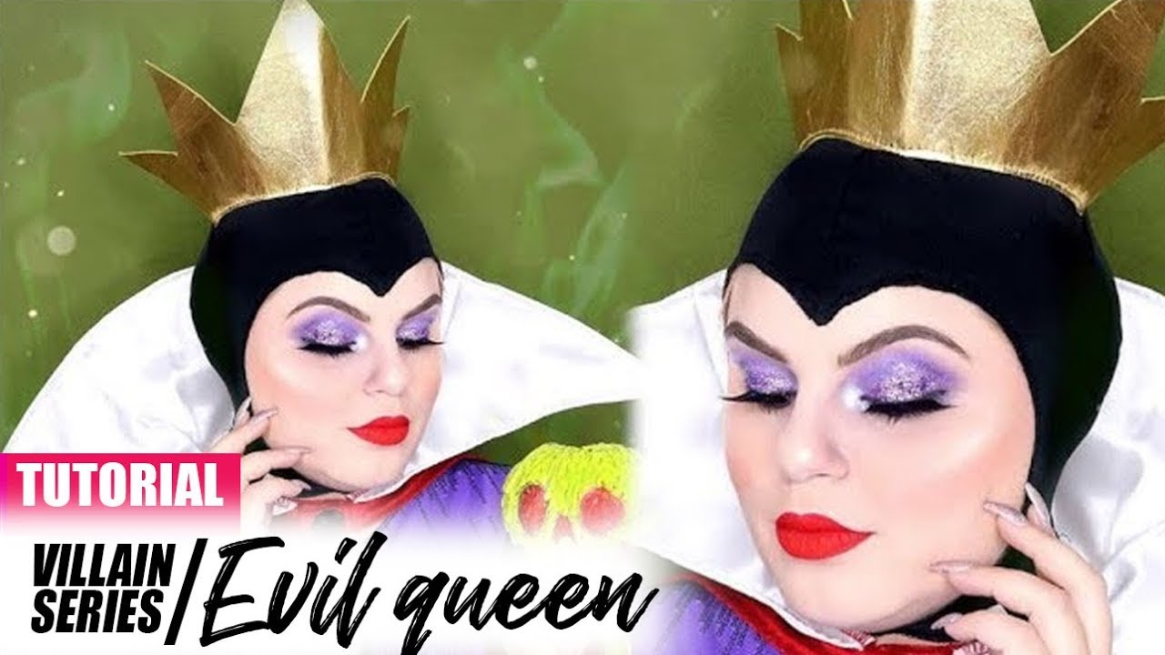Evil queen and poison apple tutorial | Makeup and prop | Disney series Snow white