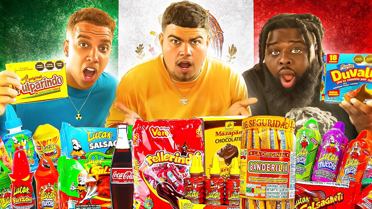 American Gamers Try MEXICAN Snacks for the First Time