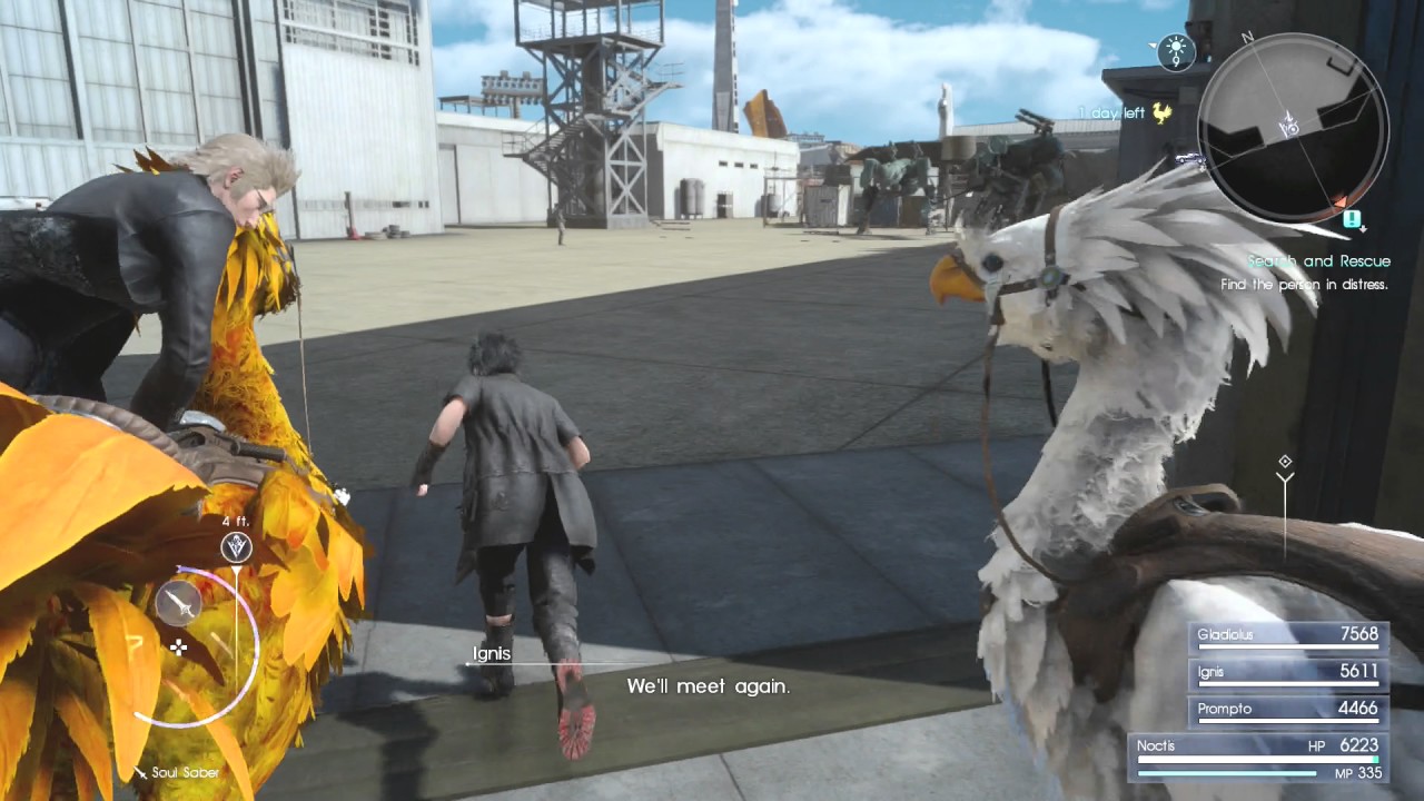 Final Fantasy 15 Get Drillbreaker Upgradable Machine Weapon at Formouth Garrison