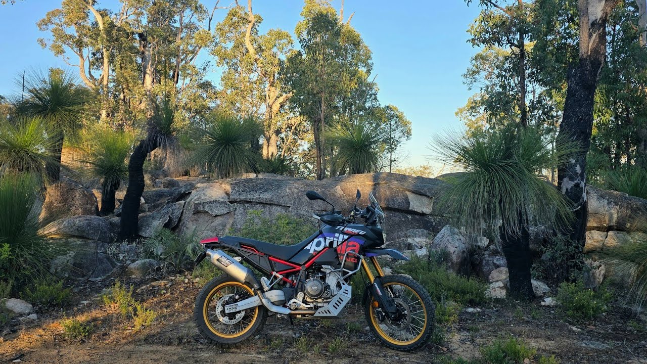 Offroad on the Aprilia Tuareg Rally: Mount Cooke