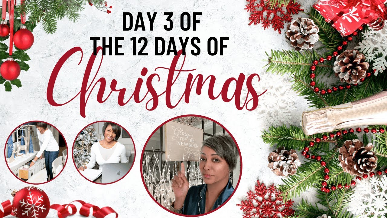 Nighttime Decorate with Me | Day 3| 12 Days of Christmas | Lifestyle with Melonie Graves