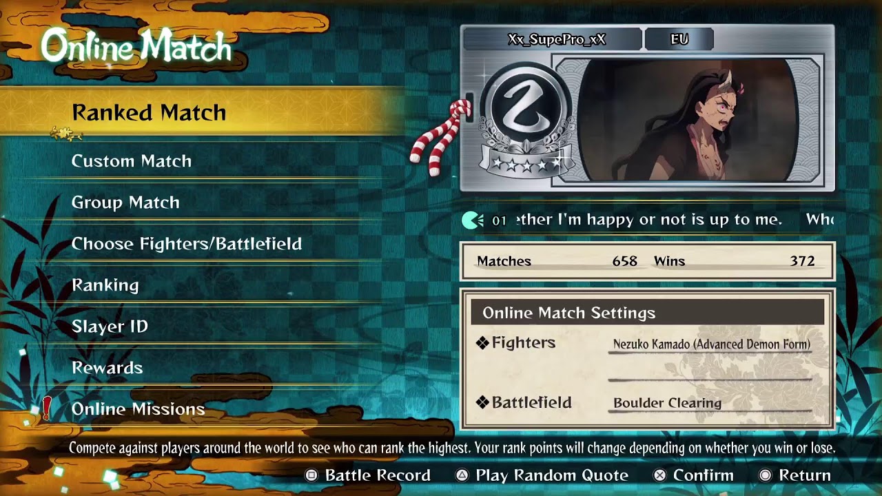 Demon Slayer ranked Matches rush!