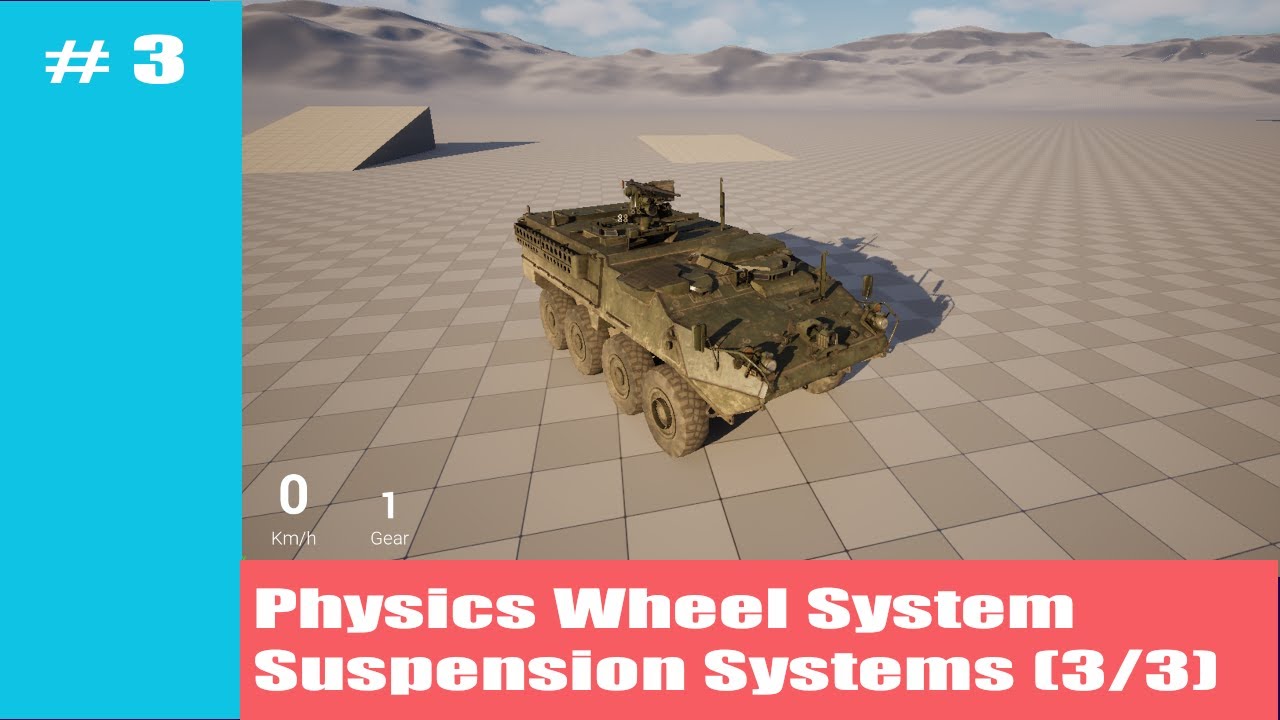 How to add Wheel Systems  into our Physics Simulation Component: Suspension (3/3)