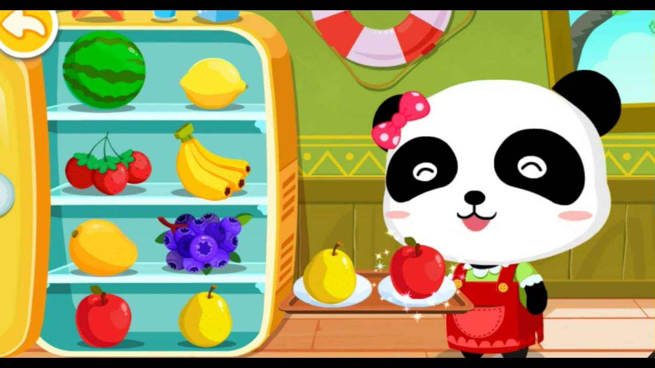 МУЛЬТ ИГРА Мультики для детей Малыш Панда Кики Делаем мороженое часть 2