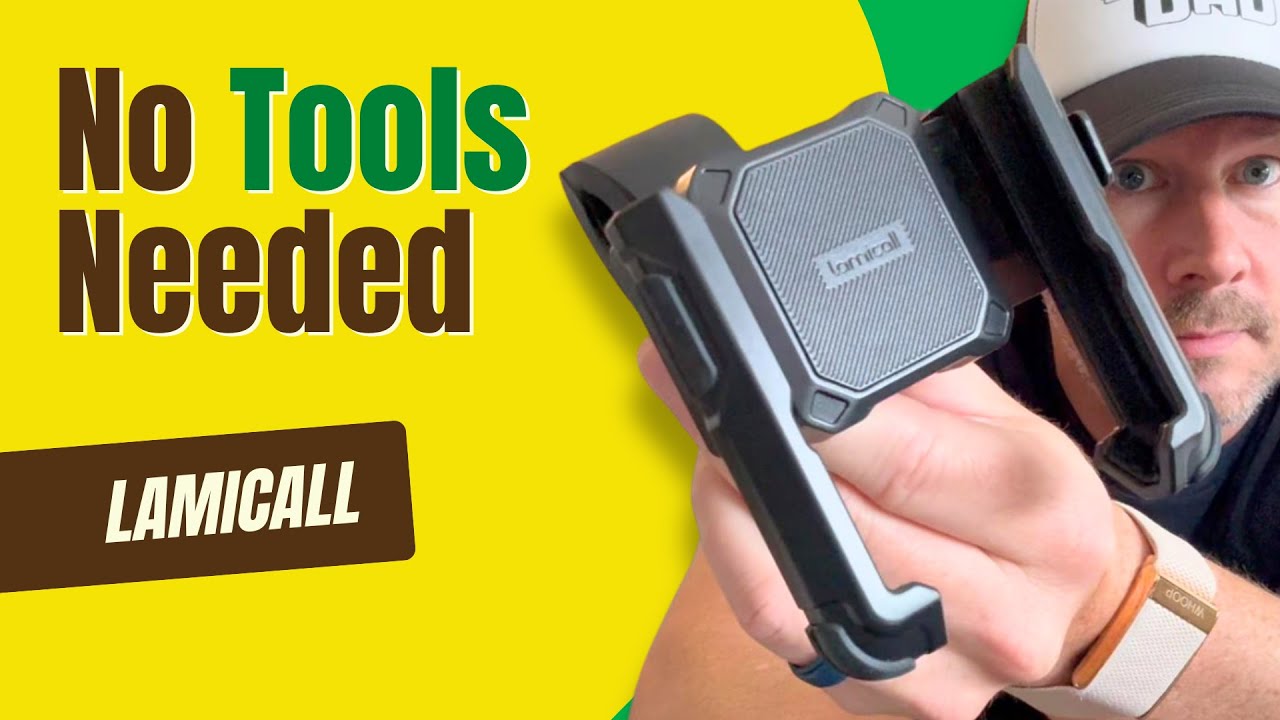 Lamicall Bike & Motorcycle Phone Mount Holder Review and Install