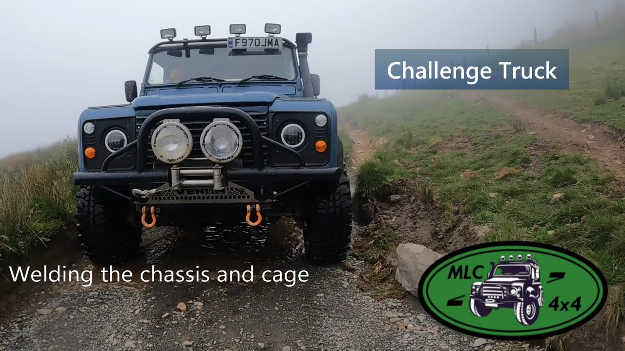 Challenge truck build. Welding chassis and cage