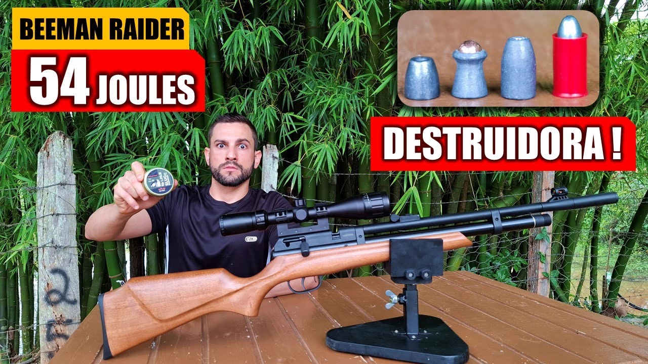 A DESTRUIDORA BEEMAN RAIDER ☠️ 54 JOULES DE POTÊNCIA MÁXIMA