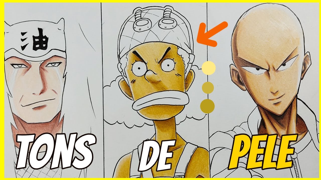 Como NÃO pintar pele de ANIME! ( COM LÁPIS DE COR)