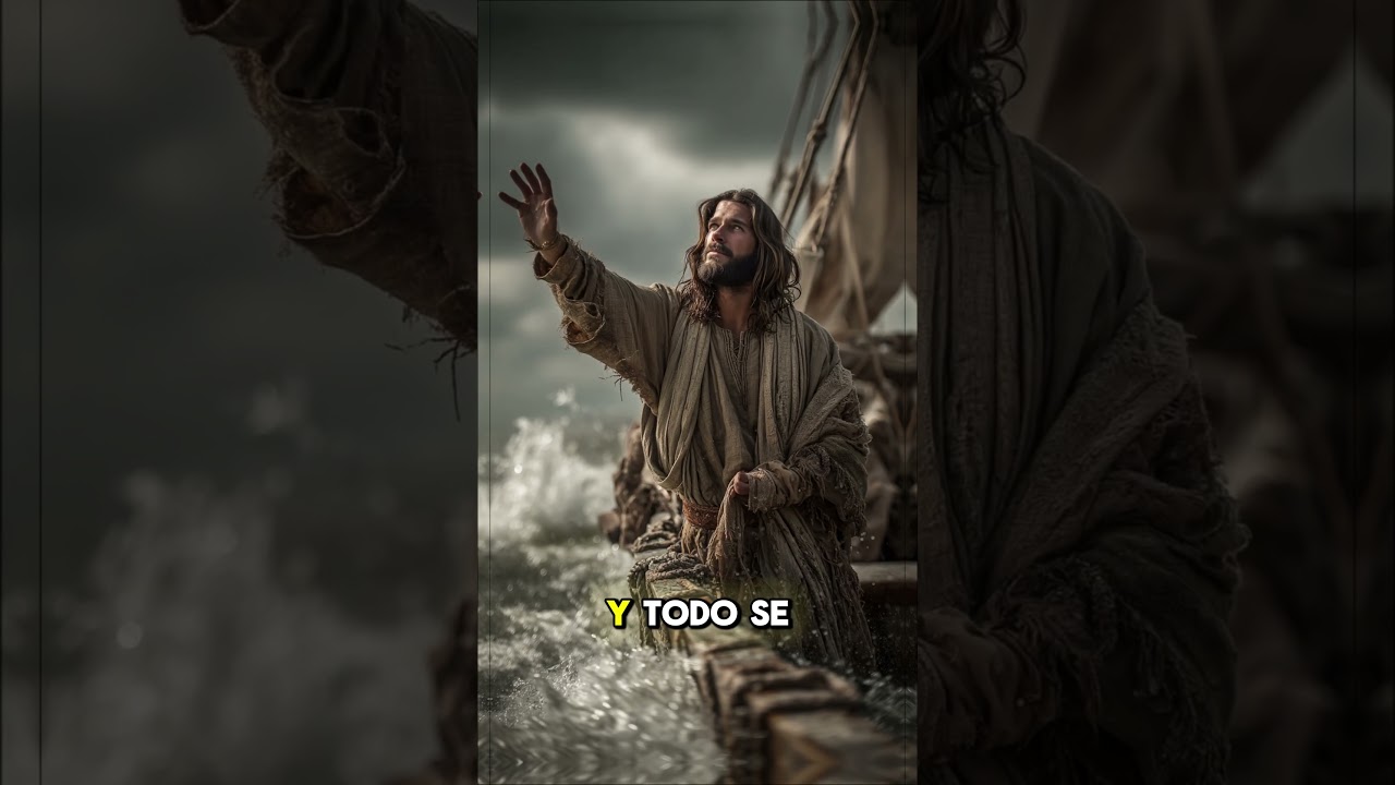 👉 Jes&uacute;s CALMA tu tormenta | Marcos 4:41 | Encuentra paz hoy  #dios #fe #biblia  #cristo #jesus
