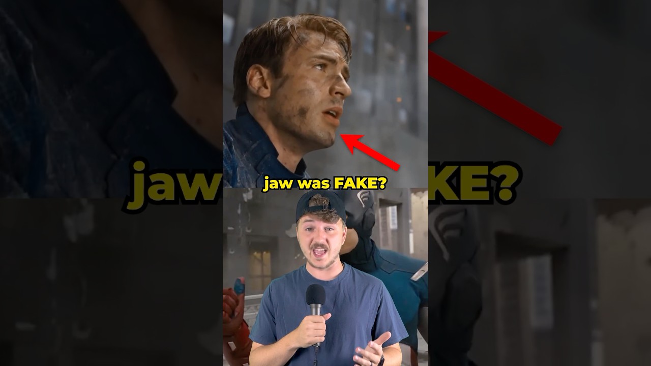 Captain America Had A FAKE Jaw! #marvel #captainamerica #superman