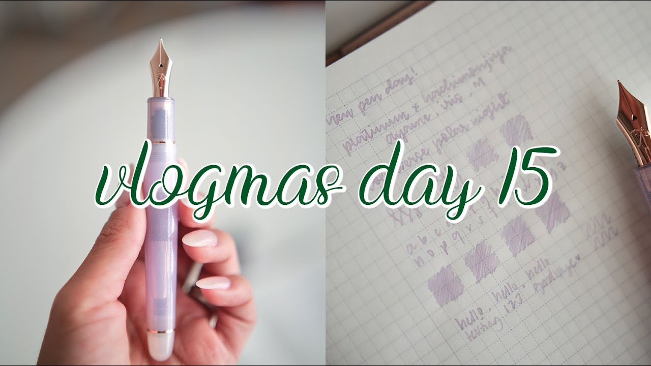 New Pen Day: Platinum x Хатимонджия Аяме (Ирис) | ВЛОГМАС 2025🎄Шармейн Дулак