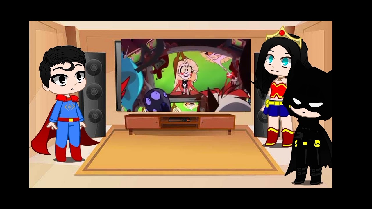 liga da justiça react ao rap do (alastor)(aperte a minha mão)