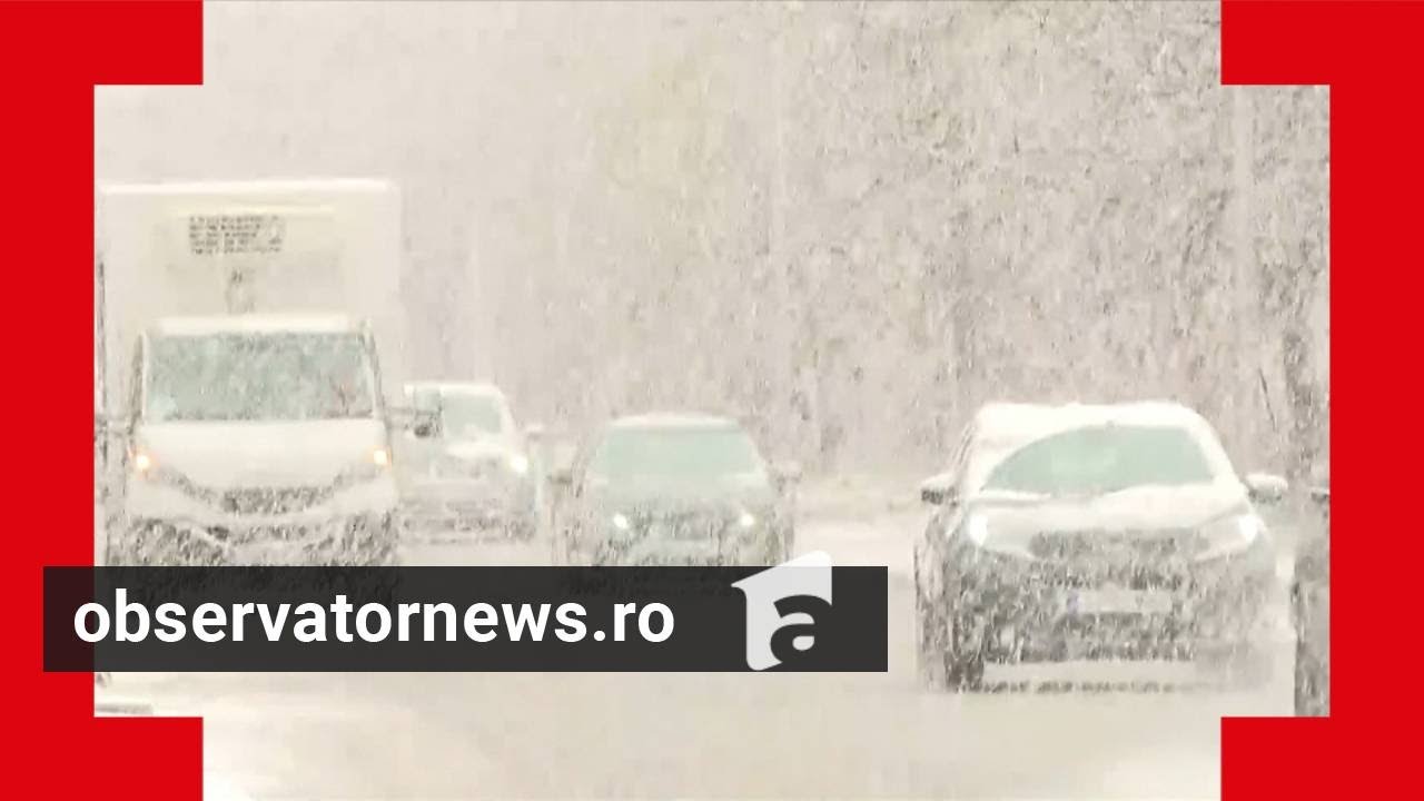 Ciclonul care a făcut ravagii în Portugalia şi Spania lovește România. Alertă de ninsoare în ţară