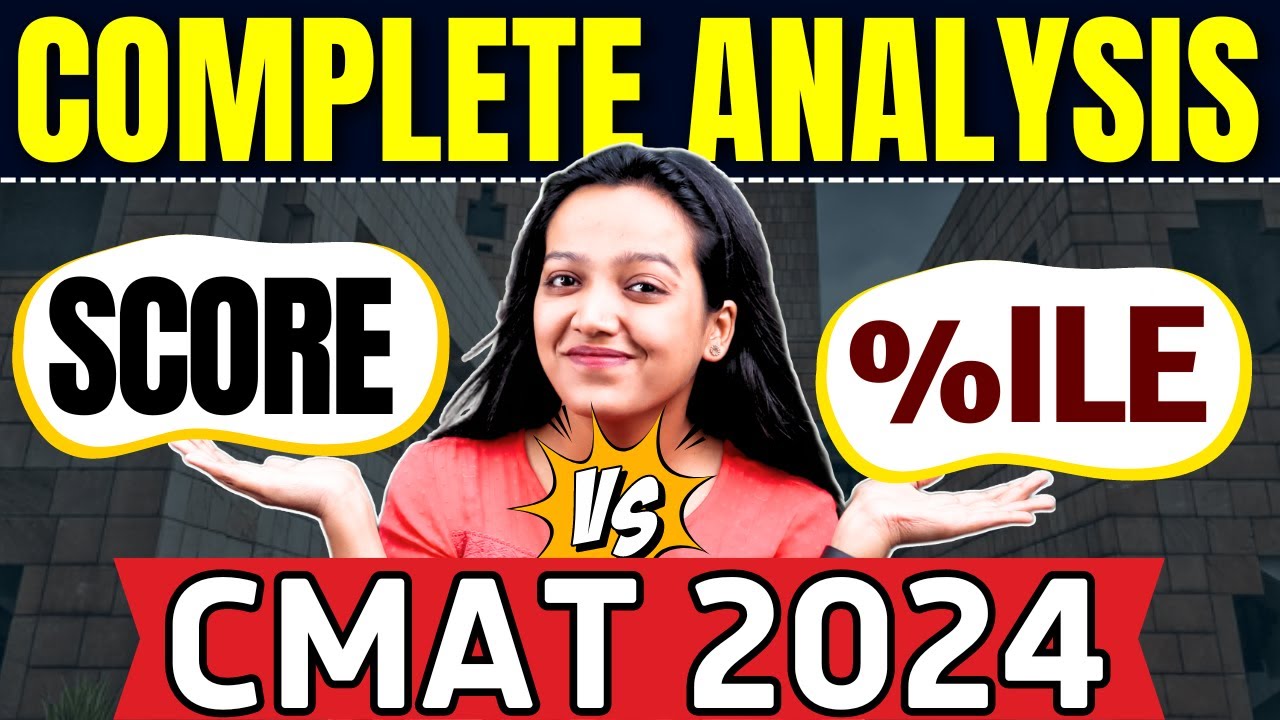 CMAT 2024 Expected Score vs Percentile Analysis ✅ किस Score पर कितना Percentile ?  #mba #cmat2024