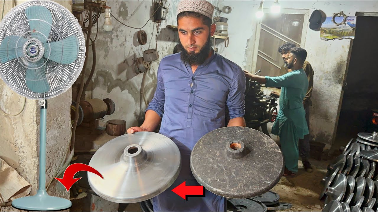A Great Process to Create a Pedestal Fan Base Modern Way || Making of Stand Fan Base(Foot)