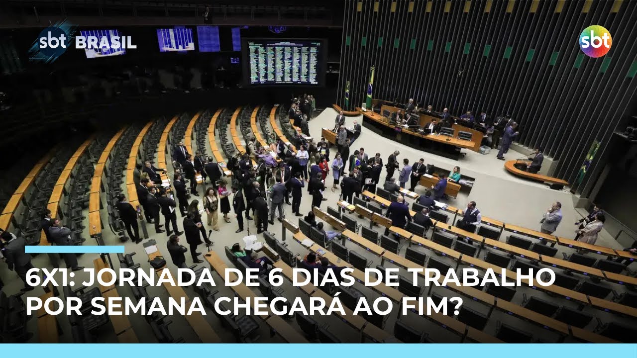Fim da escala 6x1? Congresso debate redução gradual da jornada de trabalho | #SBTBrasil