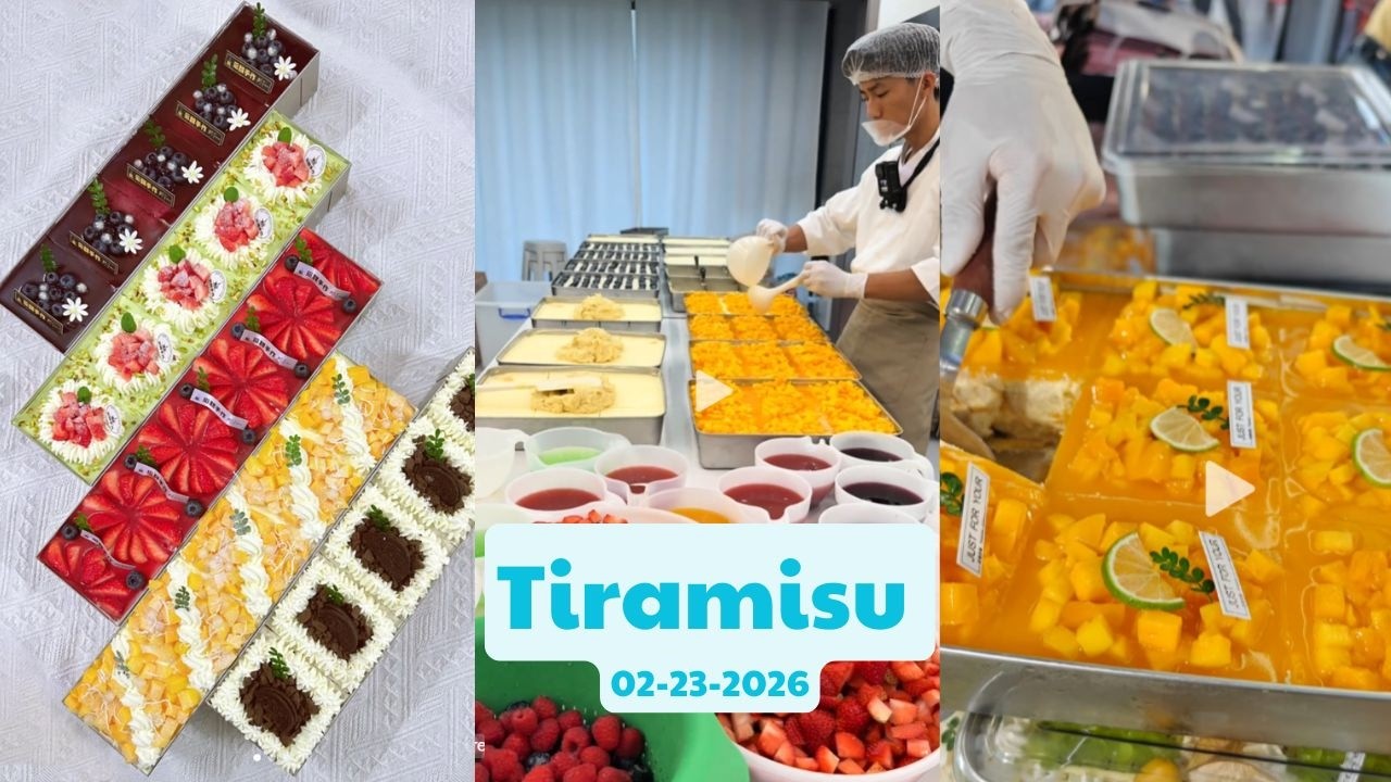 Zhang Xiu Long’s Tiramisu Stall-02232026 #tiramisu #cake #dessert #beautifulcakes