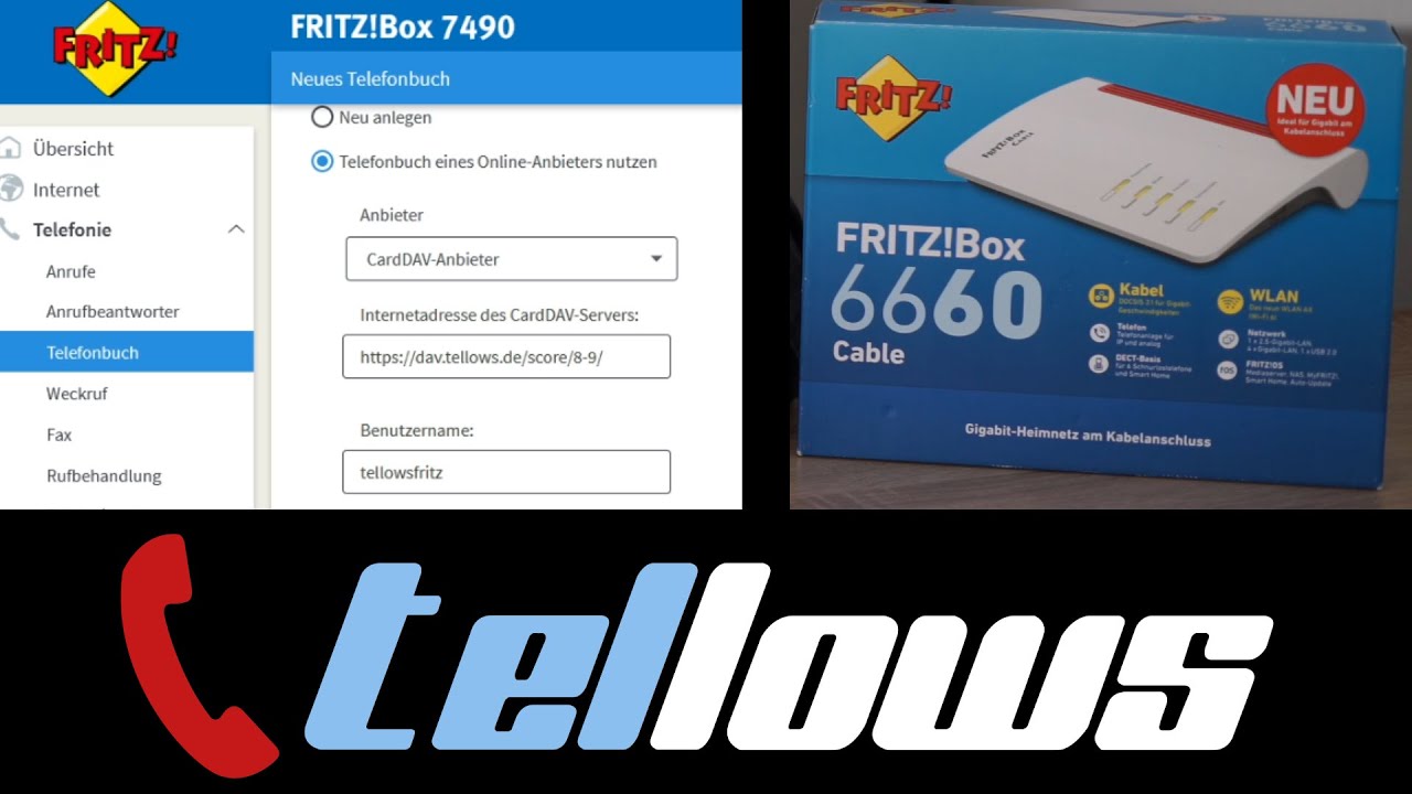 Fritzbox mit tellows Anrufschutz (CardDAV) - Erfahrungsbericht
