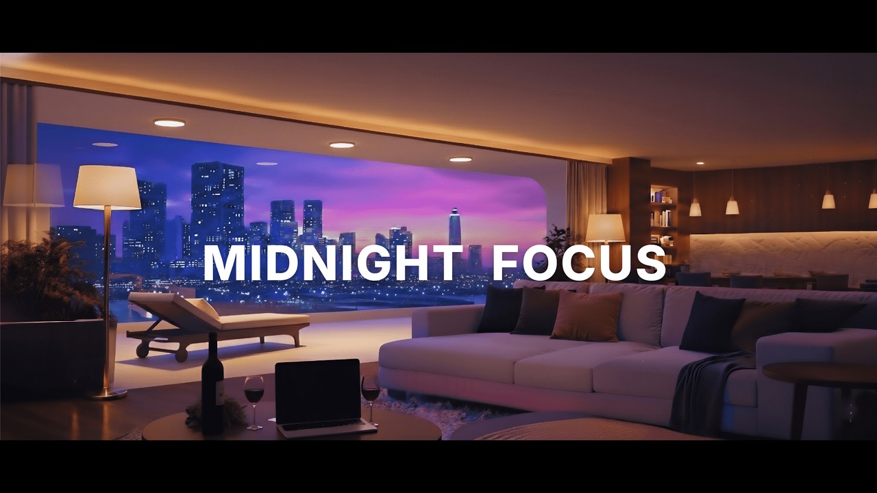 Midnight Focus | 3 Hours of Luxury Night Ambience for Deep Work & Calm