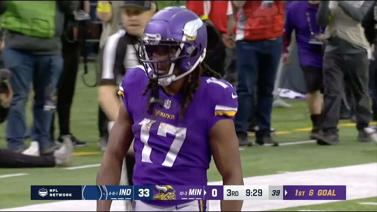 Every K.J. Osborn Catch from His 157-Yard Game Against the Colts in Week 15