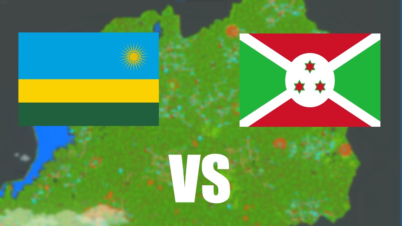 Rwanda vs Burundi (WorldBox Timelapse)
