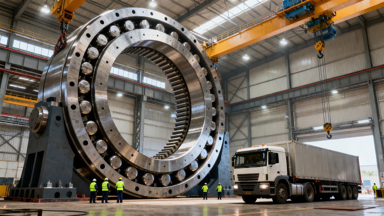 How Giant Steel Bearings Are Made | 30-Ton Precision Machined to a Human Hair