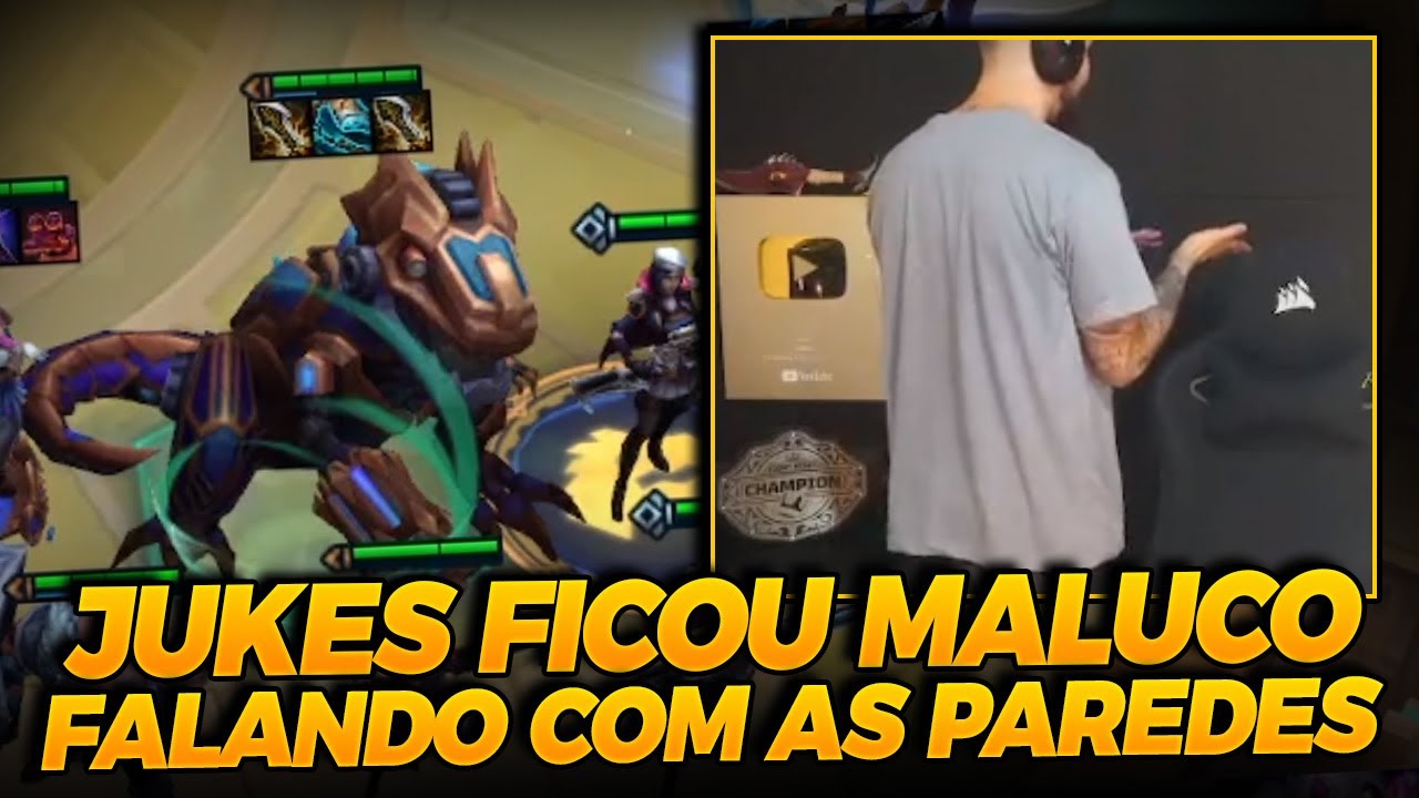 CHAT DEIXOU O JUKES MALUCO E ELE COMEÇOU A FALAR COM AS PAREDES | JUKES NO TFT