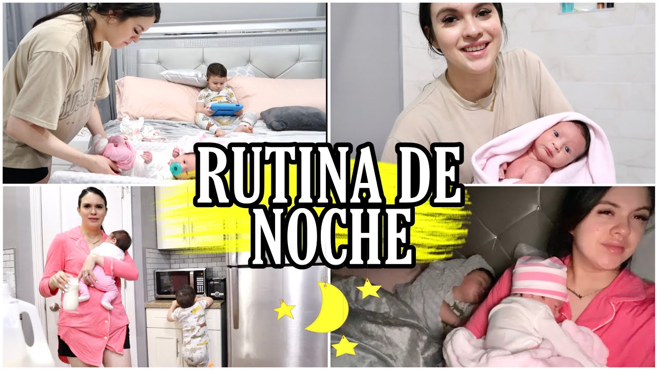RUTINA DE NOCHE CON UN RECIEN NACIDO Y UN TODDLER👶🏻👦🏻