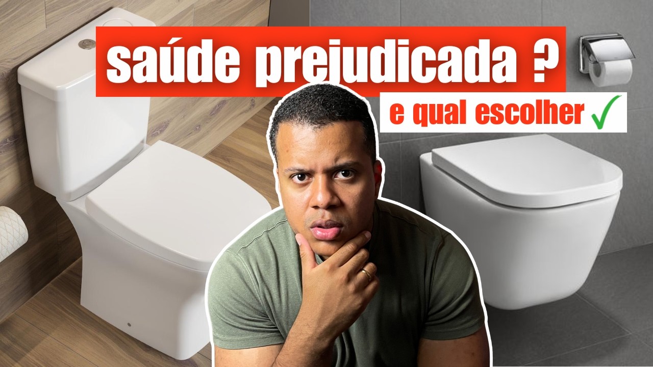 como escolher VASO SANITÁRIO mais EFICIENTE e DIFÍCIL de ENTUPIR