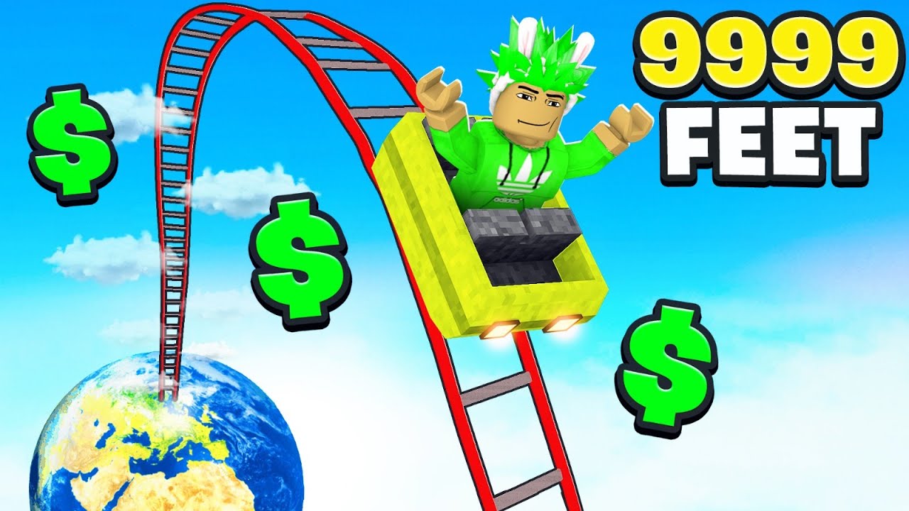 wir BAUEN die GR&Ouml;&szlig;TE ACHTERBAHN in ROBLOX!