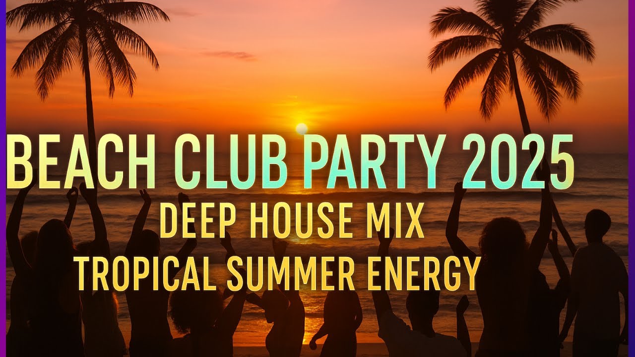 BEACH CLUB PARTY 2025 🔥  Deep House Mix  Tropical Summer Energy