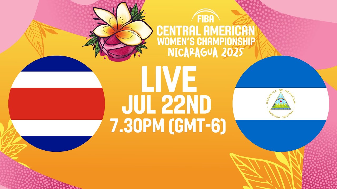 Group Phase | Costa Rica v Nicaragua | Full Basketball Game | FIBA COCABA Women's Championship 2025
