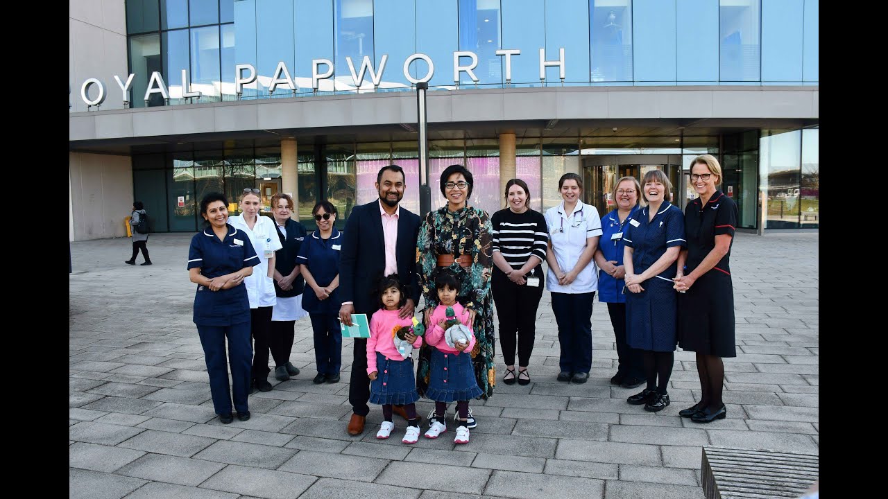 Covid-19 patient Sultana thanks NHS staff who saved her life - BBC Look East - Tuesday 25 March 2025