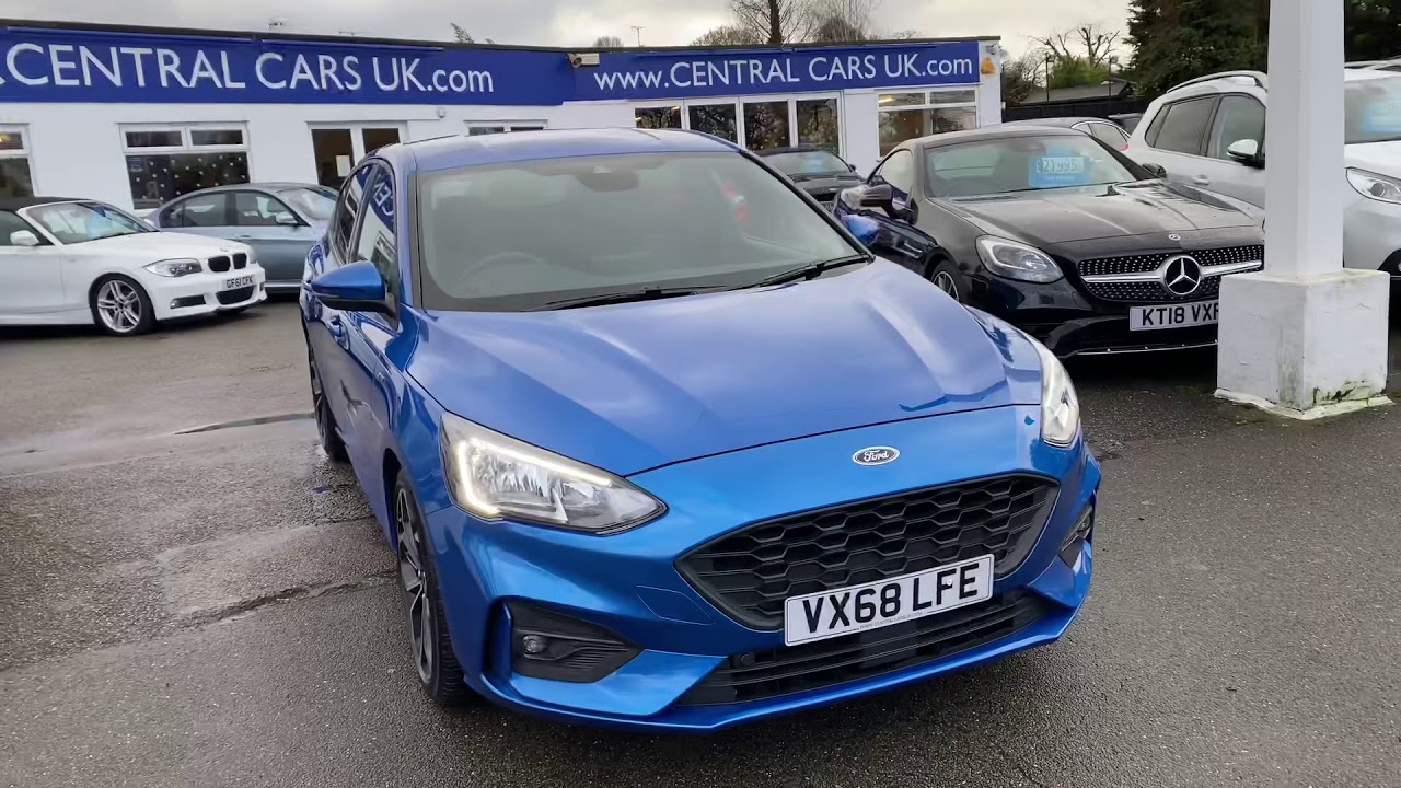 Ford Focus ST Line X In Metallic Blue