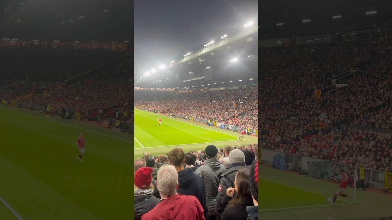 Manchester United V PAOK | Bruno Fernandes corner | #football #manchesterunited #mufc #manutd