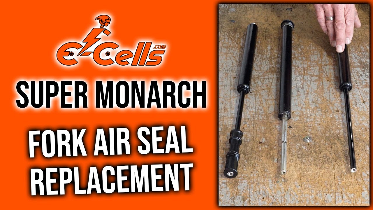 E-CELLS Super Monarch Fork Air Seal Replacement Guide