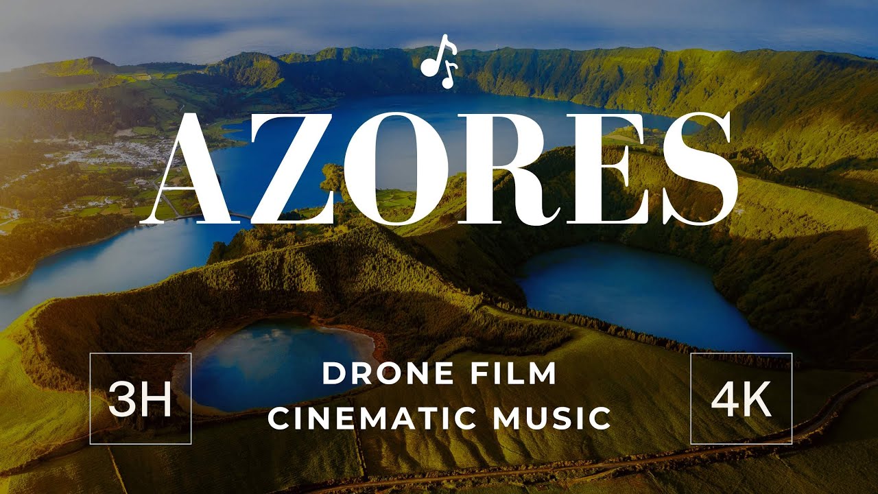 AZORES  ISLANDS NATURE 4K UHD FILM WITH CINEMATIC MUSIC 3 HOURS