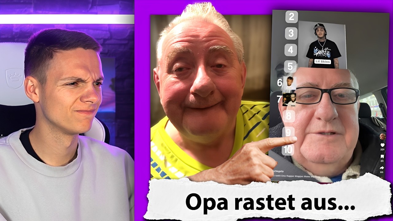 Dieser Rentner beleidigt andere Influencer
