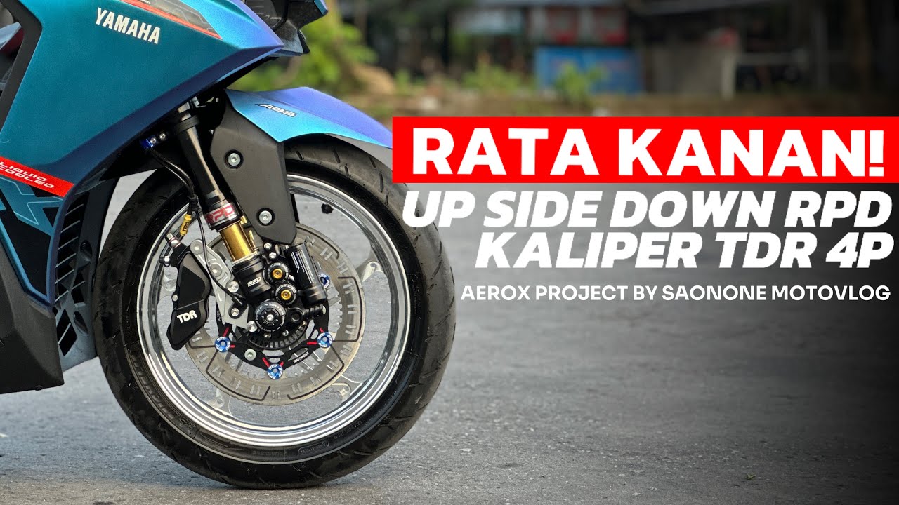AEROX PROJECT‼️ Pasang Pengereman dan Up Side Down Jadi Makin Gagah