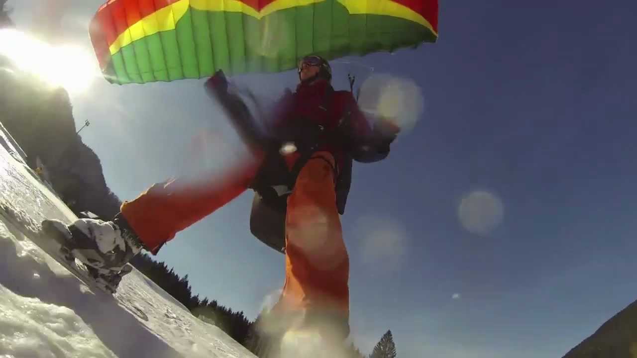 Zoncolan Speedflying 2 - Skicam Crash