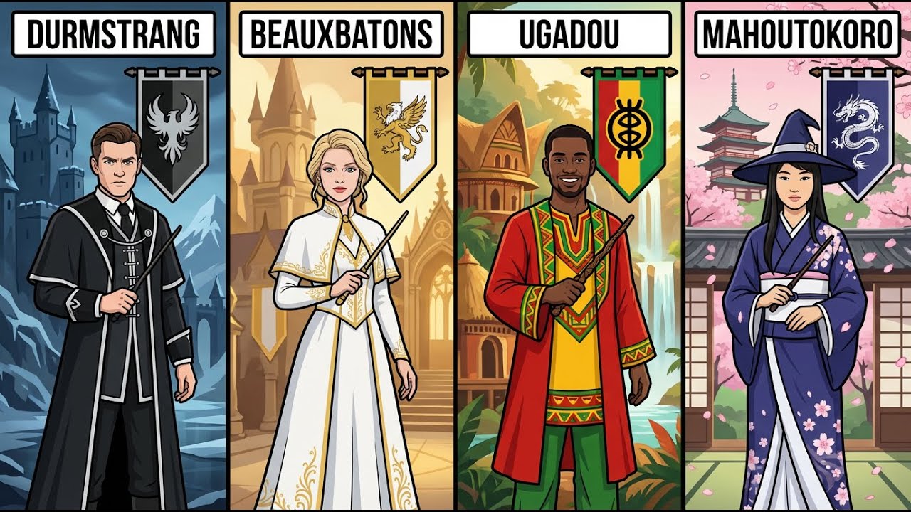 Every Wizarding School Ranked by Magical Power in Harry Potter