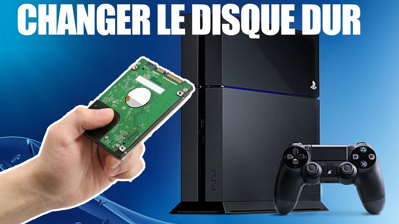 TUTO CHANGER DISQUE DUR PS4 ET TRANSFERER LES DONNÉES !