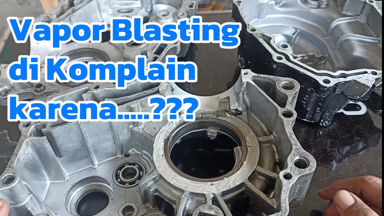 Vapor Blasting dan Sandblasting dengan  Resikonya