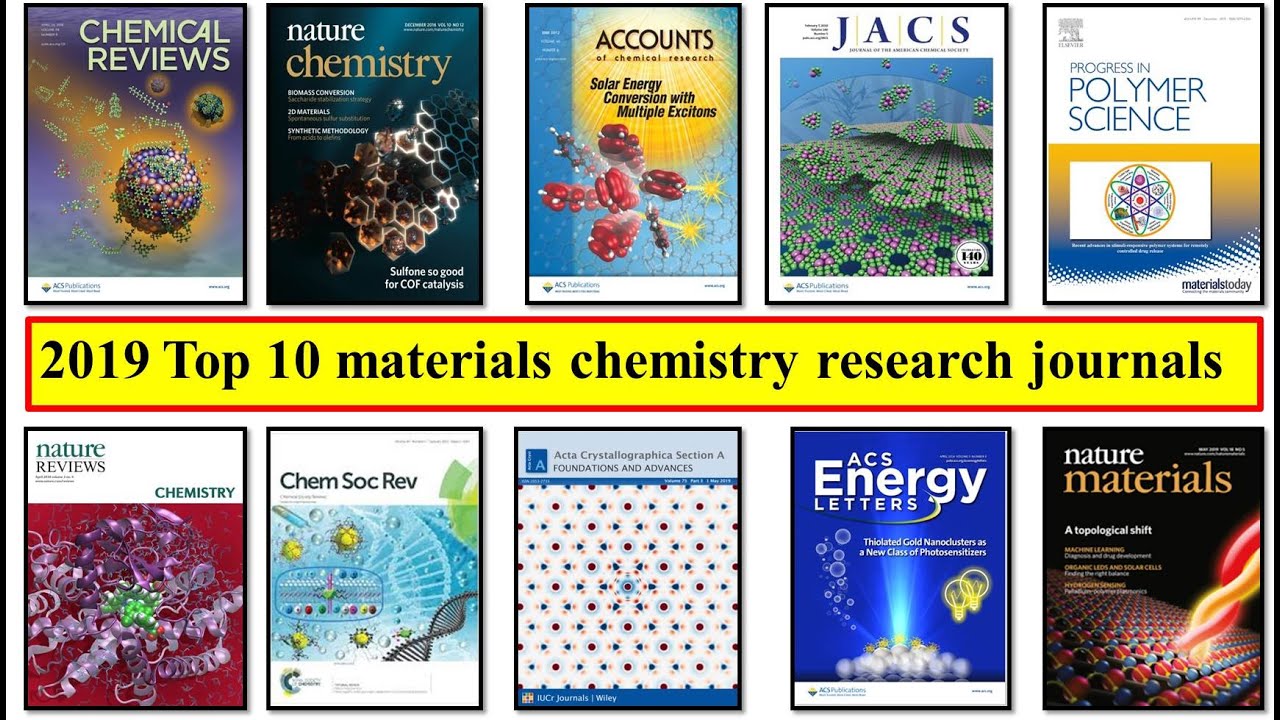 2019 top 10 materials chemistry research journals || Materials Research Review