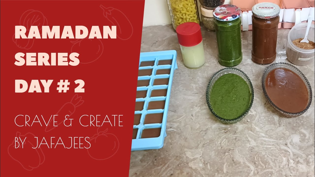 Easy way to freeze Chutneys | Easy Dahi Baray Masala | Crave and Create by Jafajees 