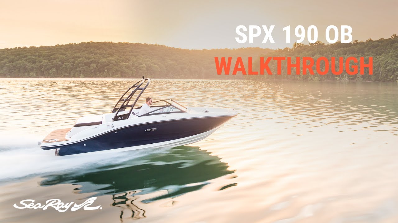 Sea Ray SPX 190 OB - model year 2020