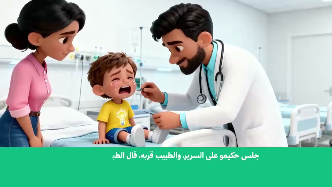 قصص بابا حكيمو قبل النوم  القصة رقم #١   معدتي تبتسم!