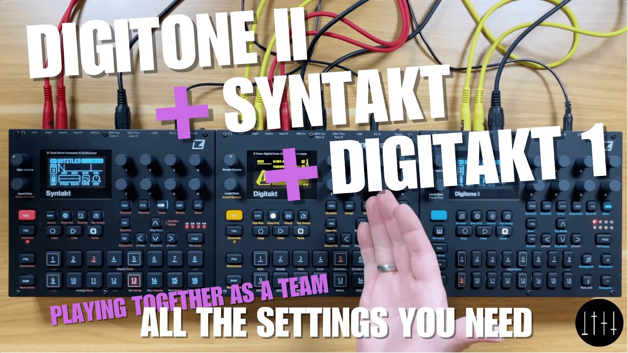 Digitone 2 + Syntakt + Digitakt: Audio & Midi Settings + Track From Scratch